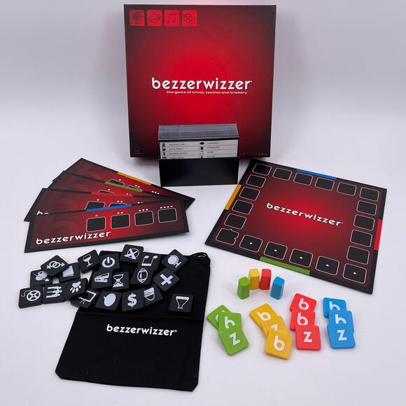 Bezzerwizzer Adult Board Game 2008 Edition Trivia and Trickery # R1886 COMPLETE - Picture 1 of 12